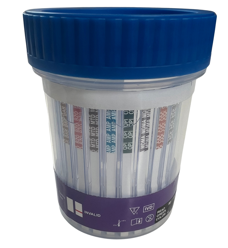 OneStep 12-Drug Urine Test Cup